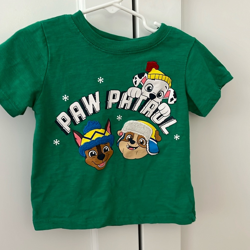 Boys Size 3T Paw Patrol Short Sleeve Shirt